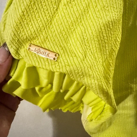 POPFLEX Yellow One Piece Swimsuit - Picture 3 of 6